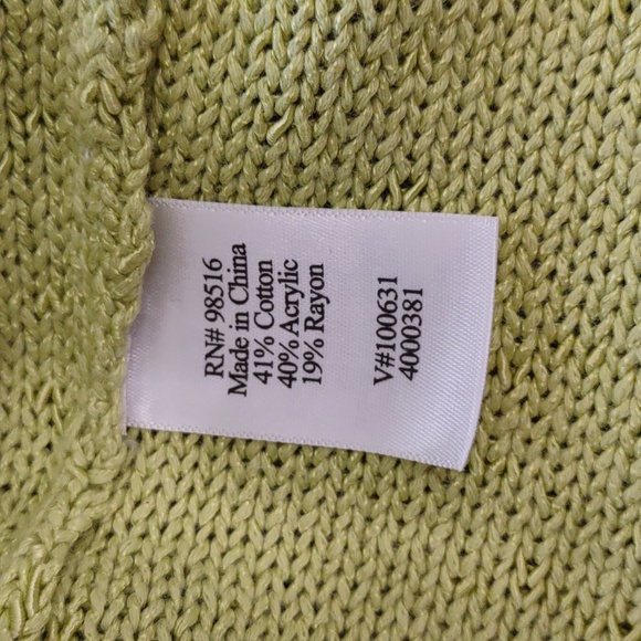 Coldwater Creek Fringe Accent Cardigan Sweater - Picture 6 of 7